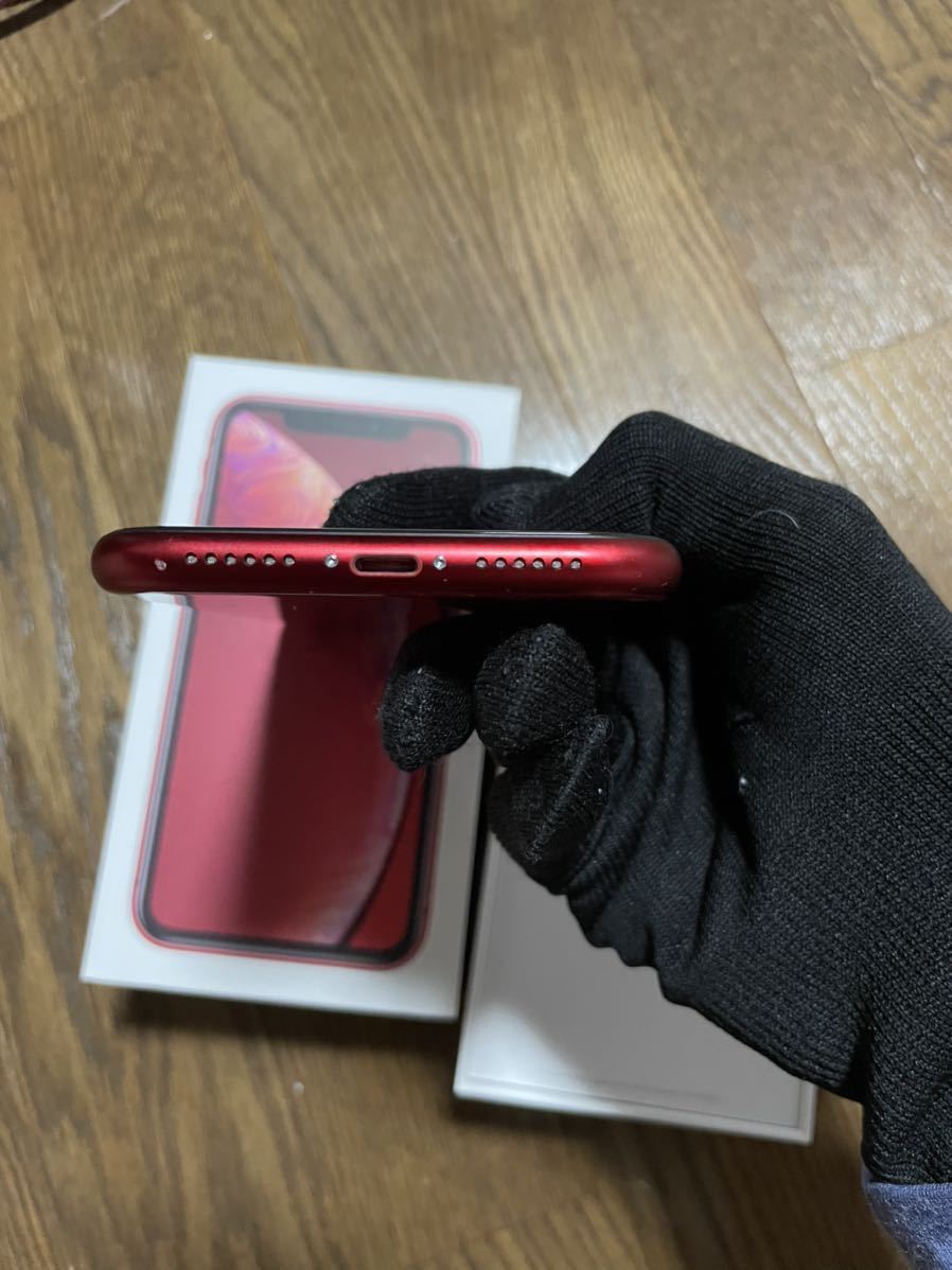 SIMフリー iPhone XR 64GB 判定〇 PRODUCT RED レッド_画像5