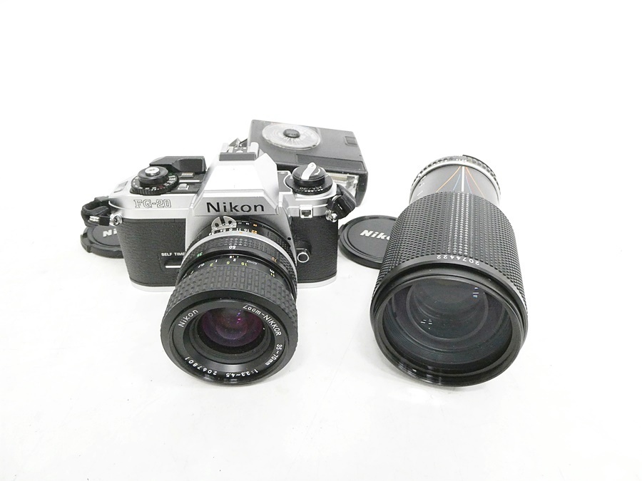 【中古】NIKON FG20 レンズ4本セット