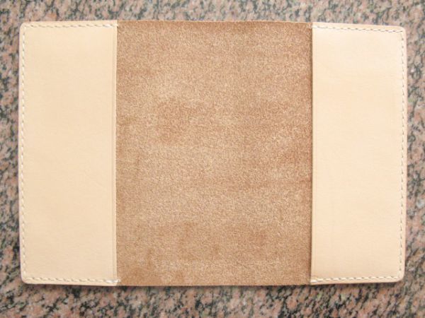 (j35) корова гладкая кожа A6 библиотека книга@ размер обложка для книги неотбеленная ткань W245 рука ..