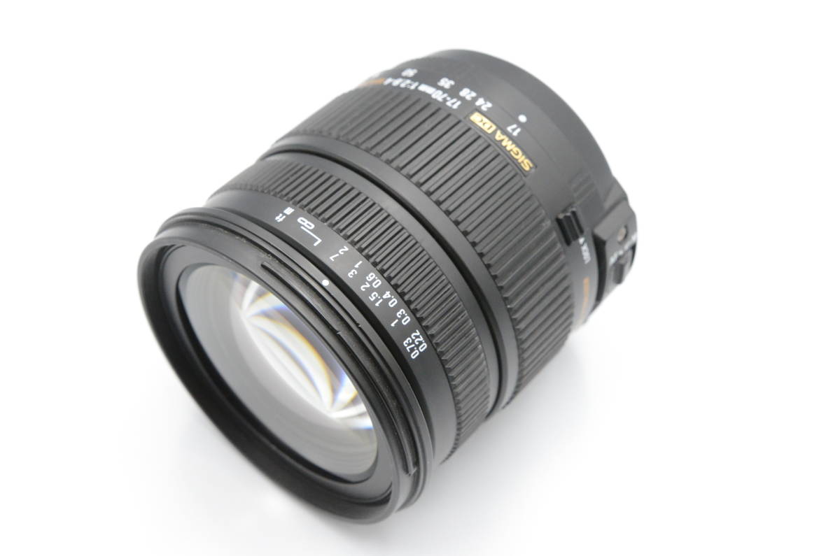 ★ジャンク品★ シグマ SIGMA 17-70mm F2.8-4 DC MACRO OS HSM ニコン用 ★390_画像2