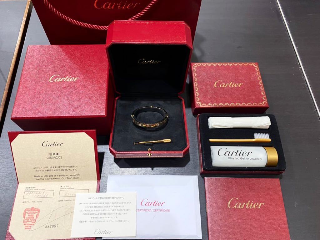 限定数のみ！ Cartier ラブブレス 箱 - 通販 - www.drelciopiresjr.com.br