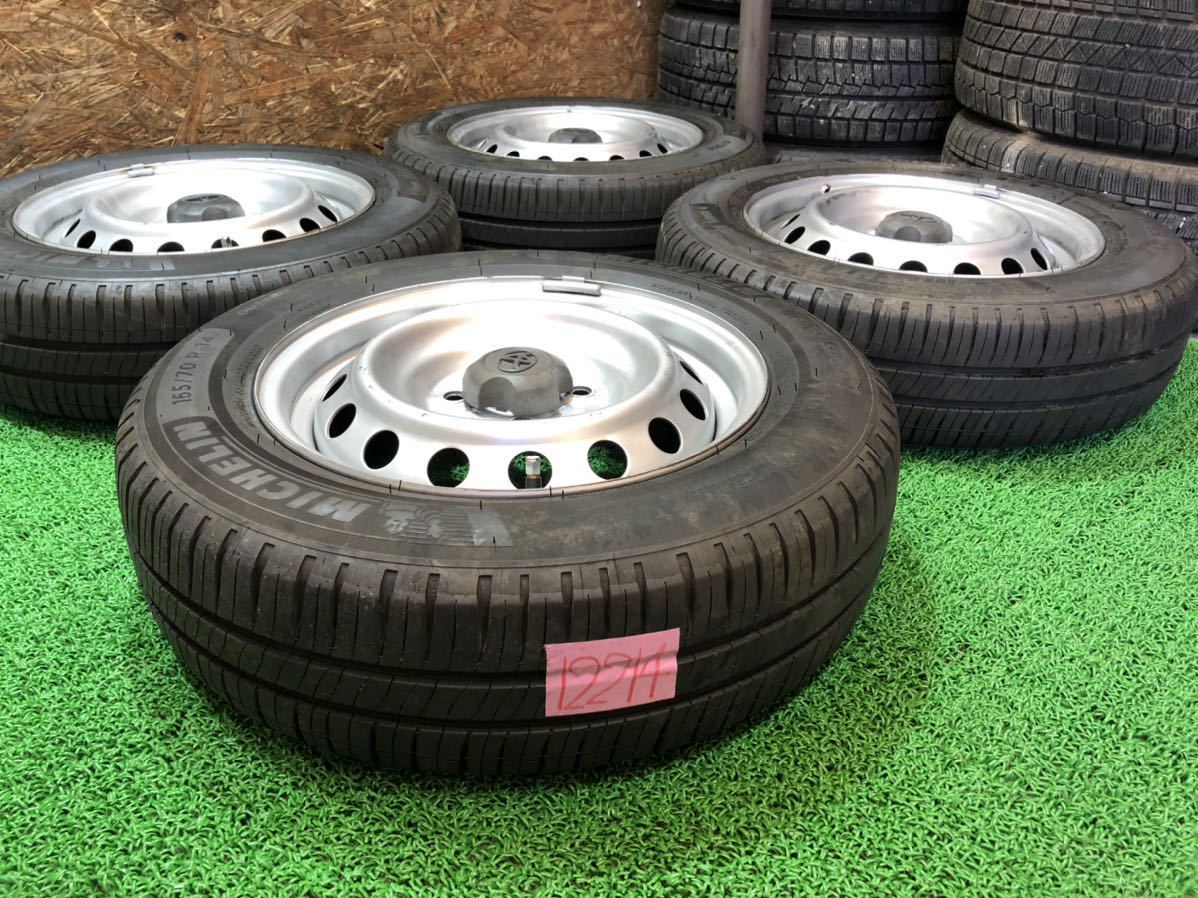 トヨタ純正14inch 5j Michelin 165 70r14 Pcd100 4穴アクアパッソベルタポルテスペイドヴィッツブーン等に 代購幫 トヨタ純正14inch 5j Michelin 165 70r14 Pcd100 4穴アクアパッソベルタポルテスペイドヴィッツブーン等に 代購幫