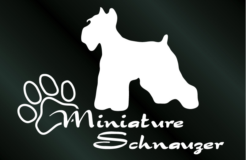  little largish dog. sticker miniature shunau The -DOG dog seal 