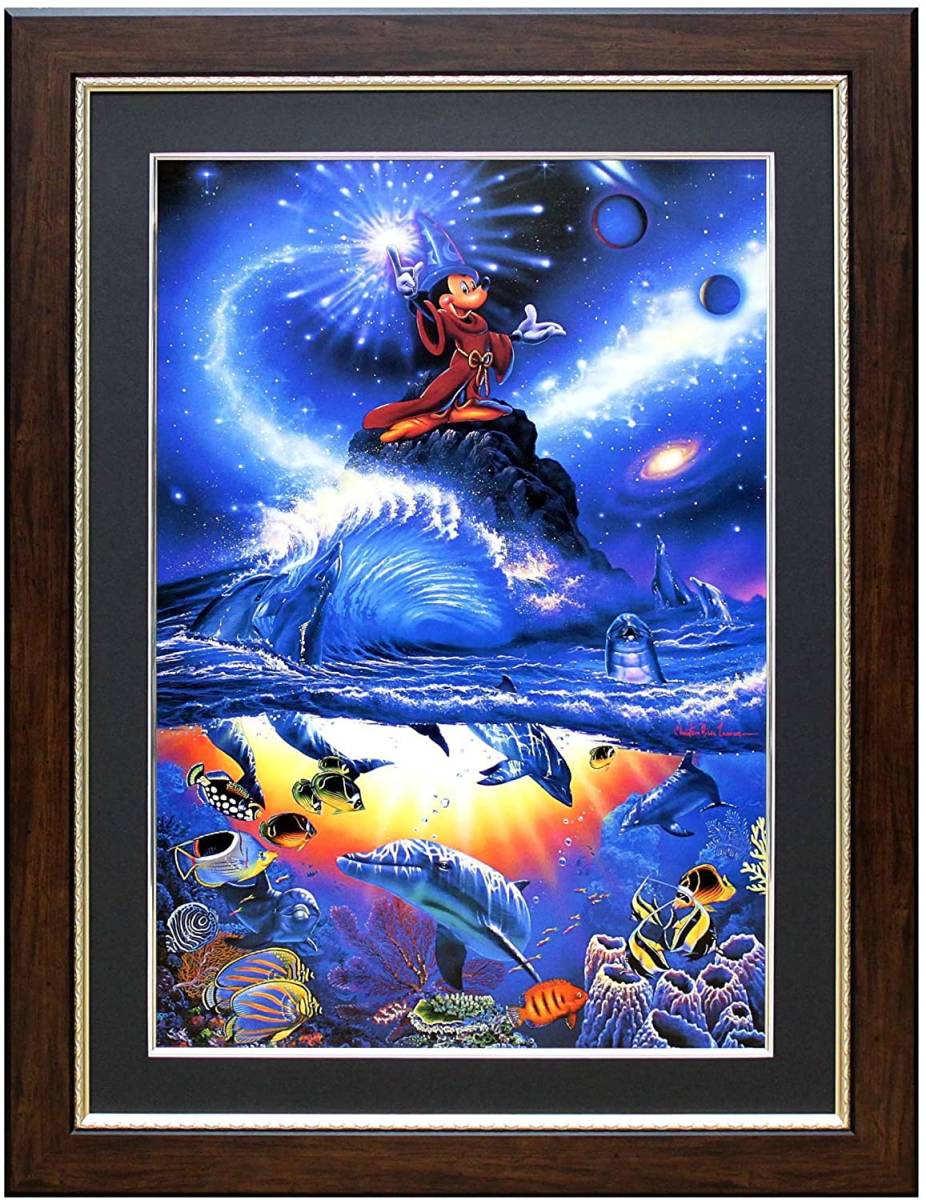 お気に入り ディズニー ラッセン 新品 希少 コラボ 絵 絵画 壁掛け 額装付き オフセット Disney ソーサラー オブ ザ シーズ ミッキーマウス その他 お気に入り ディズニー ラッセン 新品 希少 コラボ 絵 絵画 壁掛け 額装付き オフセット Disney ソーサラー オブ ザ シーズ ミッキーマウス その他