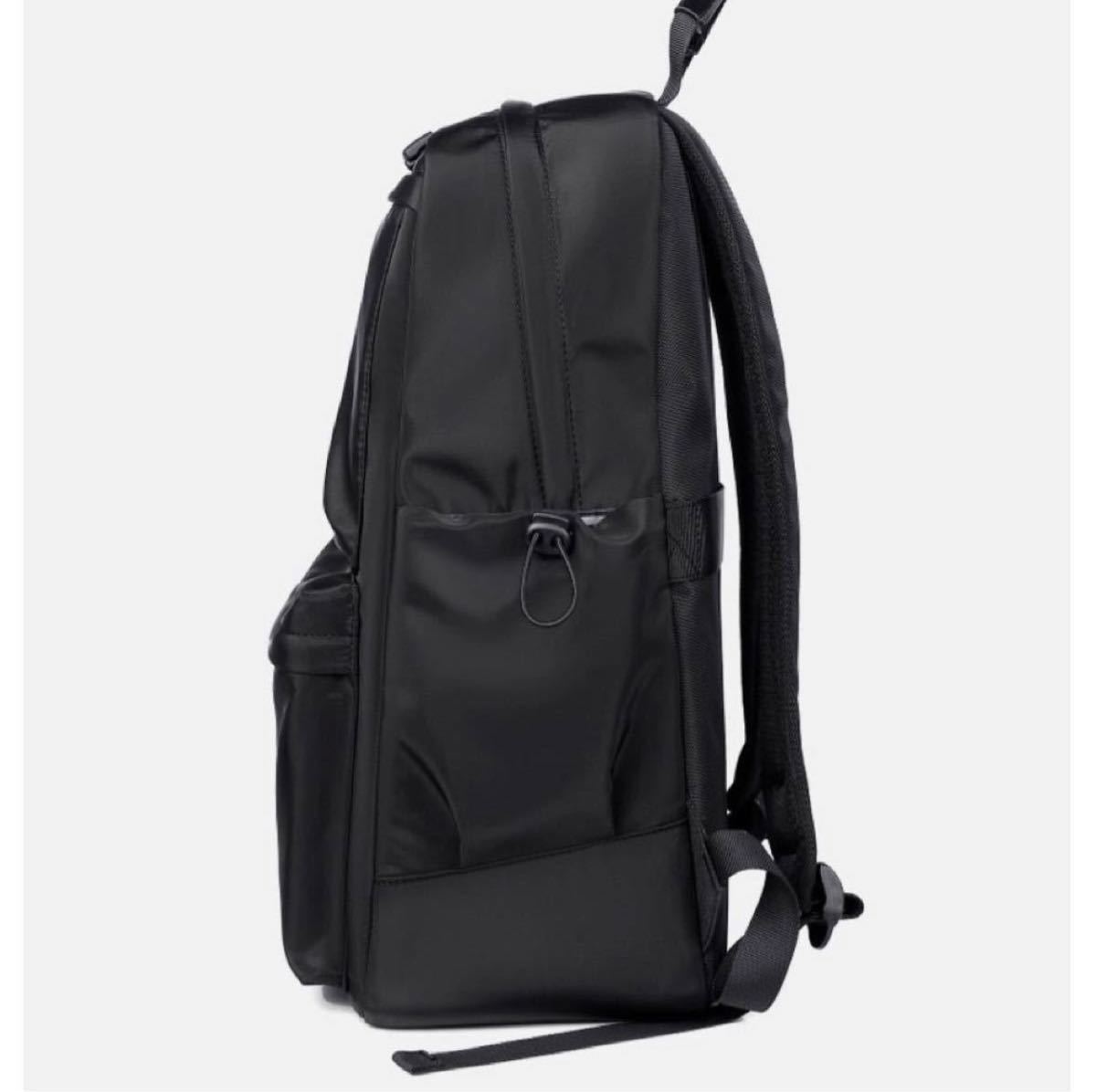 リュックサック ビジネスリュック 旅行バッグ　大容量 男女兼用　ナイロン　撥水加工　新品ブラック