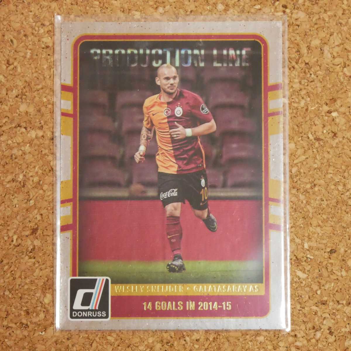 panini donruss soccer Wesley Sneijder パニーニドンラスサッカー ヴェスレイスナイデル ガラタサライ オランダ インテル_画像1