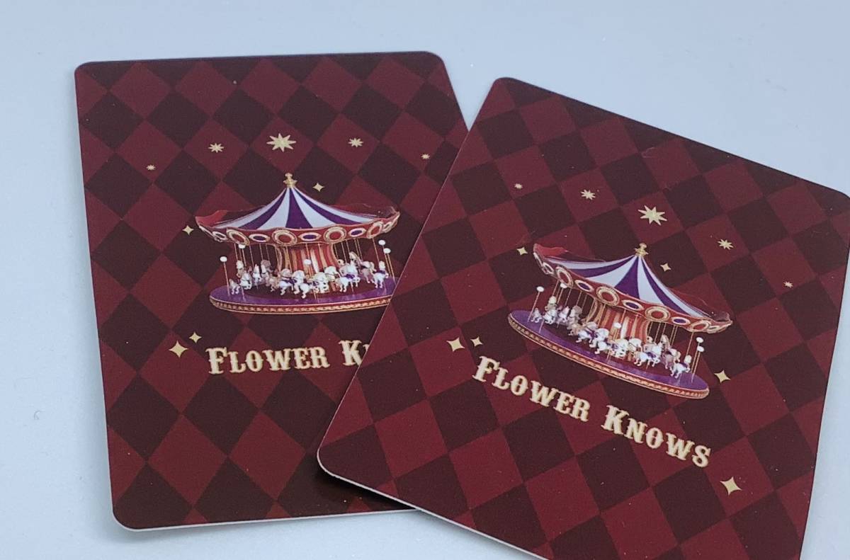 即購入可☆フラワーノーズ☆サーカスシリーズ☆非売品トランプ☆インテリアにも☆ゴシック☆Flower knows☆ゆめかわいい☆ノベルティの画像9