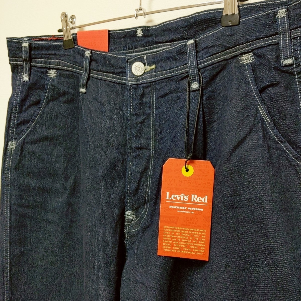 Levi's RED Pleated Trousers サイズW34L32 リーバイスレッド プリーテッドトラウザー 2021AW