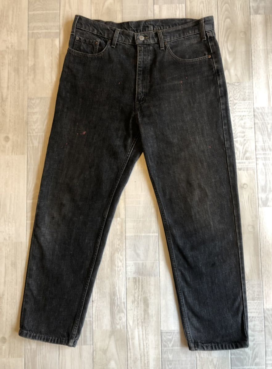 先染め 黒 ブラック 1990s 90s Levi''s リーバイス ジーンズ black vintage ビンテージ 603 ビッグサイズ デニム スリム 検索 501 505 606_画像1