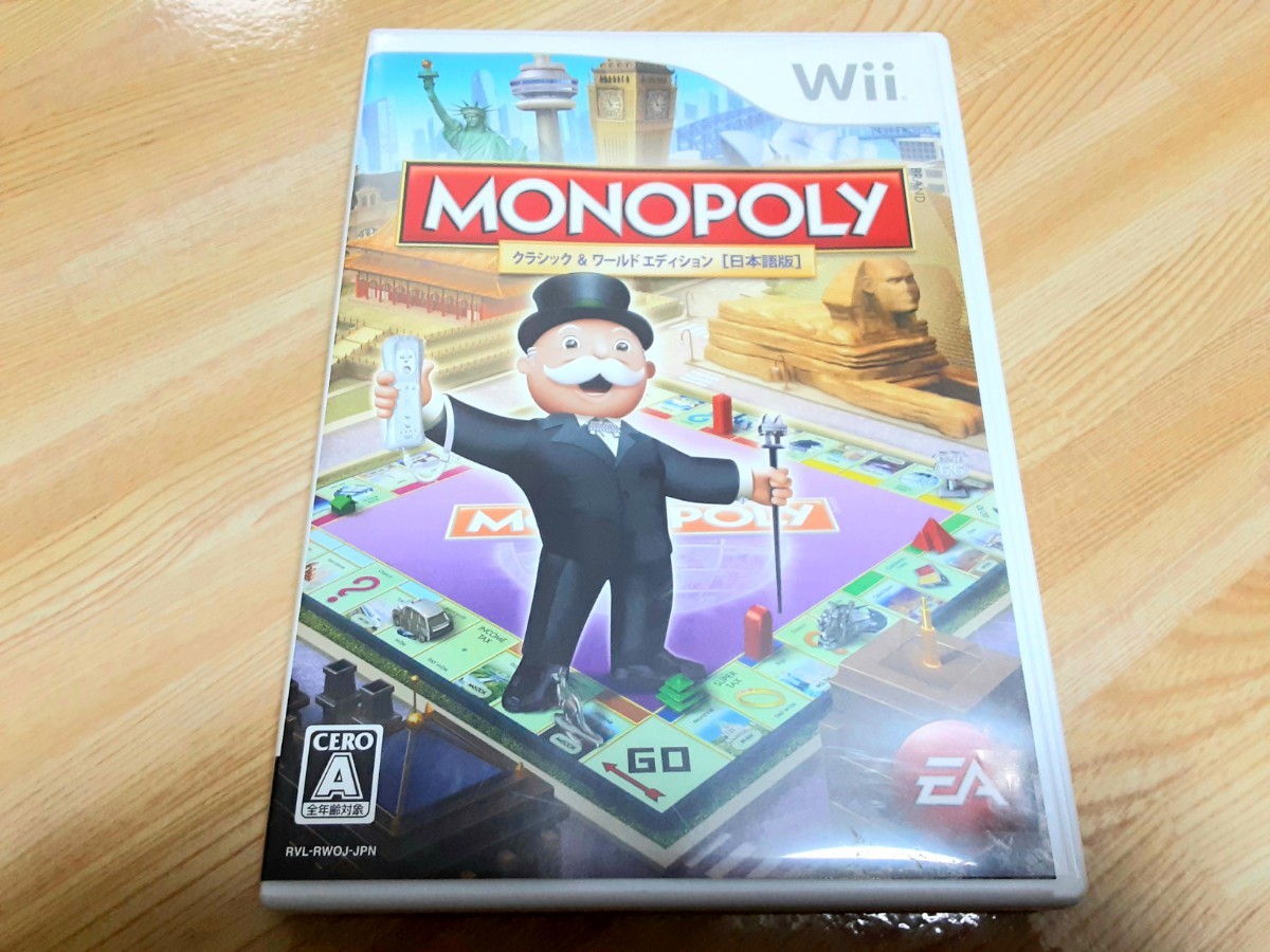 Wii版" MONOPOLY モノポリー クラシック&ワールドエディション 日本語版 " エレクトロニック・アーツ ボードゲーム