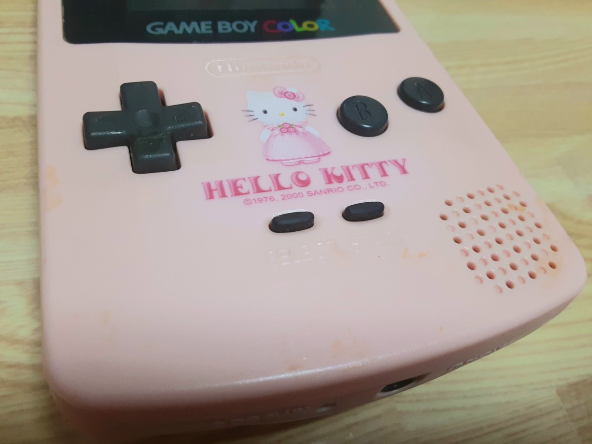 任天堂  " ゲームボーイカラー HelloKitty限定モデル本体 ピンク CGB-001" GBC Nintendo 5