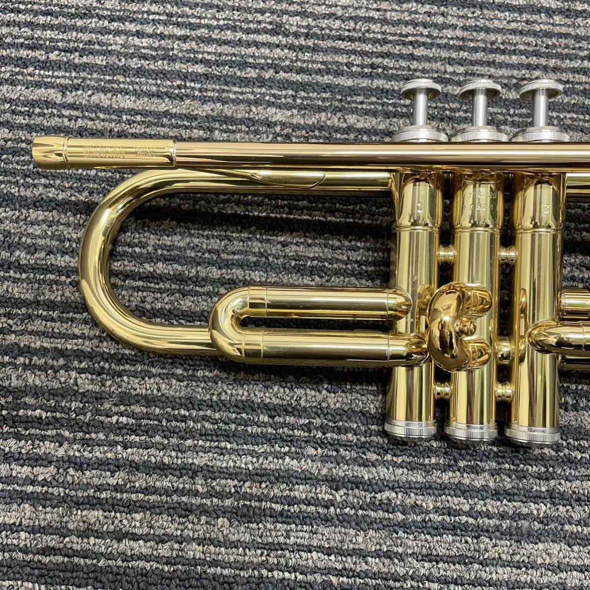 【K0125】ヤマハ YAMAHA トランペット YTR1320 Silent BRASS サイレント ブラス？ 管楽器 音楽 通電確認済 演奏未確認 ケース付_画像4