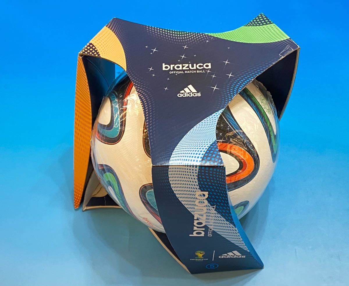 祝 ワールドカップカタール2022開催 9年前絶版 adidas 2014年W杯ブラジル大会公式試合球 brazuca  新品未開封/1点限り終了｜Yahoo!フリマ（旧PayPayフリマ）