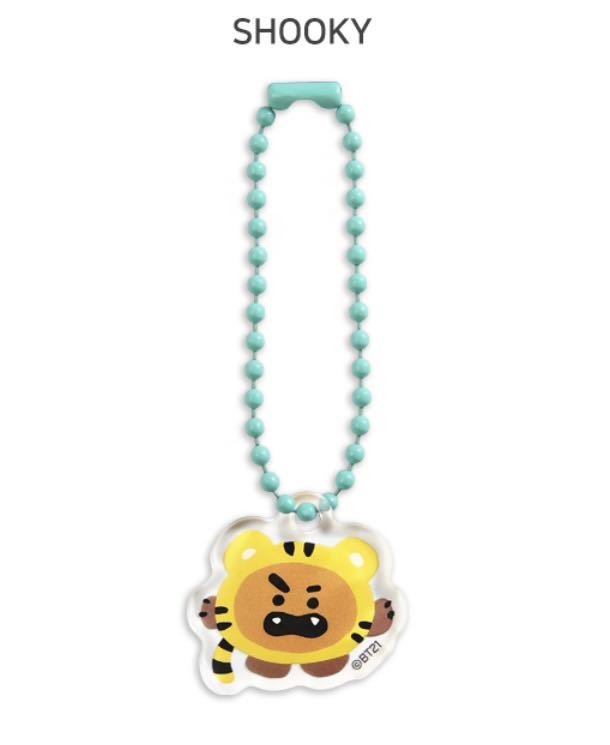 BT21 TIGER タイガー キーホルダー アクリル キーリング2022年 寅年 BTS 防弾少年団 バンタン 寅 虎_画像1