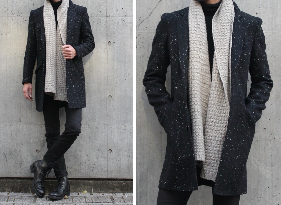 定価12万 junhashimoto NEP MELTON 3D CHESTER COAT 4 極上品 ジュン