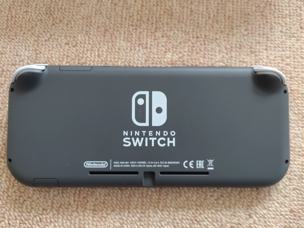 Nintendo Switch lite 本体 グレー