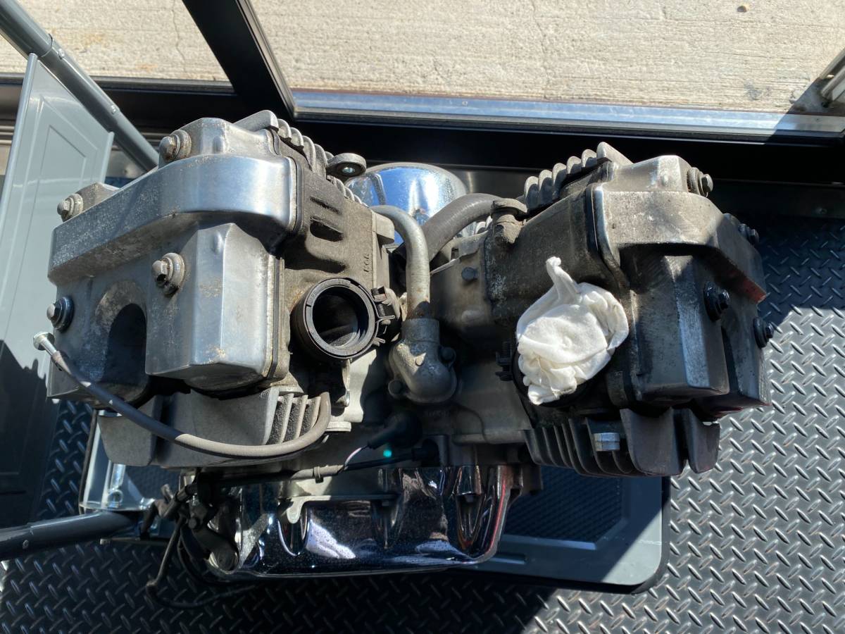ホンダ V-TWIN ツイン マグナ250 純正 実働 エンジン 白煙異 ホンダ V-TWIN ツイン マグナ250 純正 実働 エンジン 白煙異