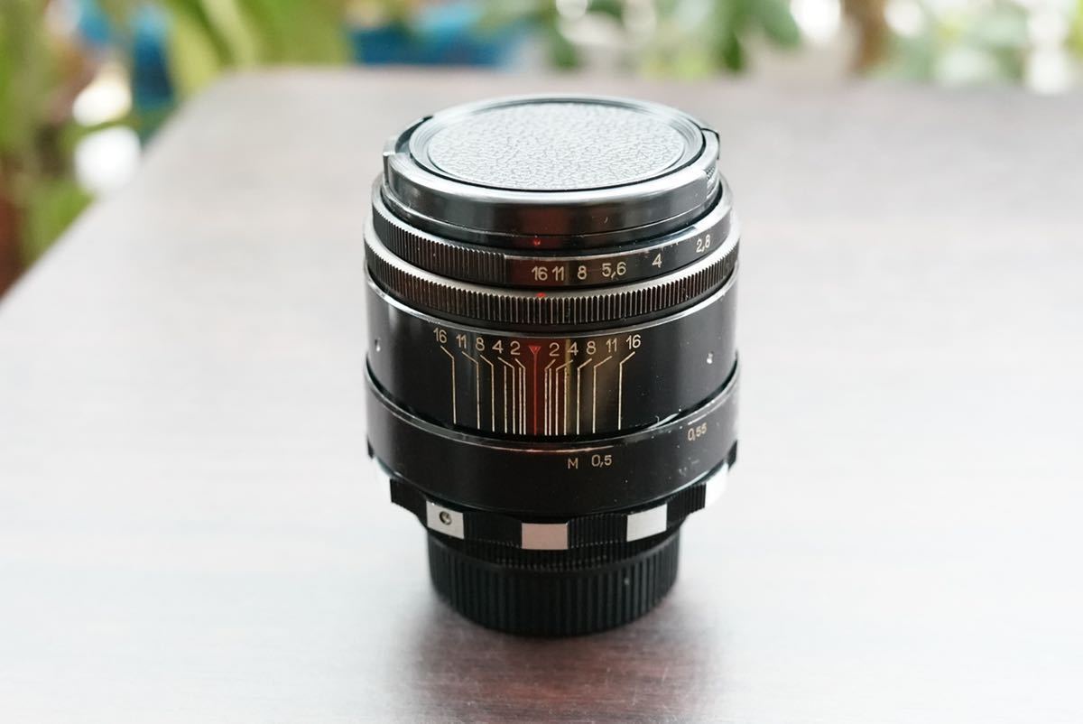 送料無料 希少 ゼブラ柄 Helios-44 58mm f2 ヘリオス44-2 M39 M42