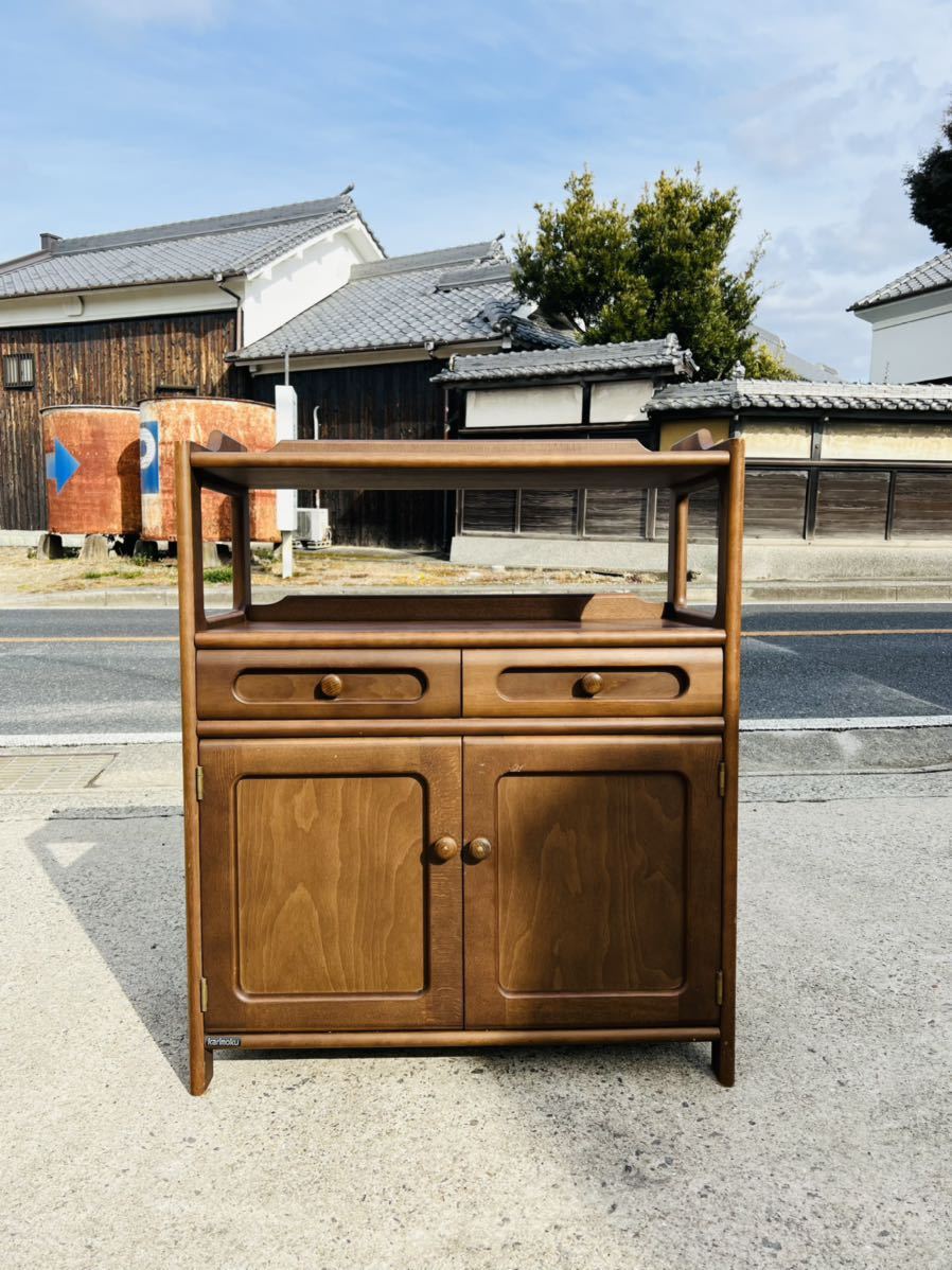 karimoku カリモク/FAX台/ファックス/台/木製/収納家具/キャビネット