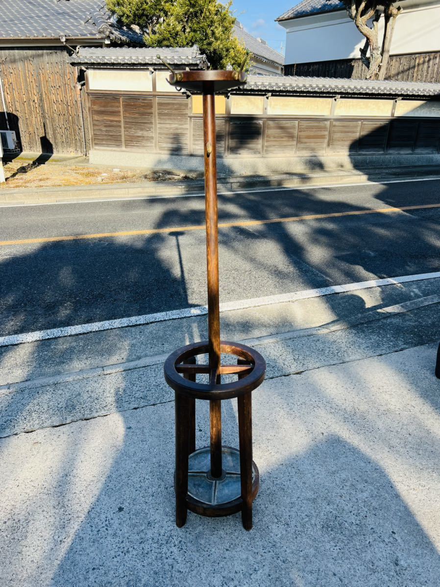  rare / coat hanger / umbrella stand / hat ../ stick stand / wooden / hook / hanger rack / antique / Vintage / old tool / old Japanese-style house / Showa Retro 