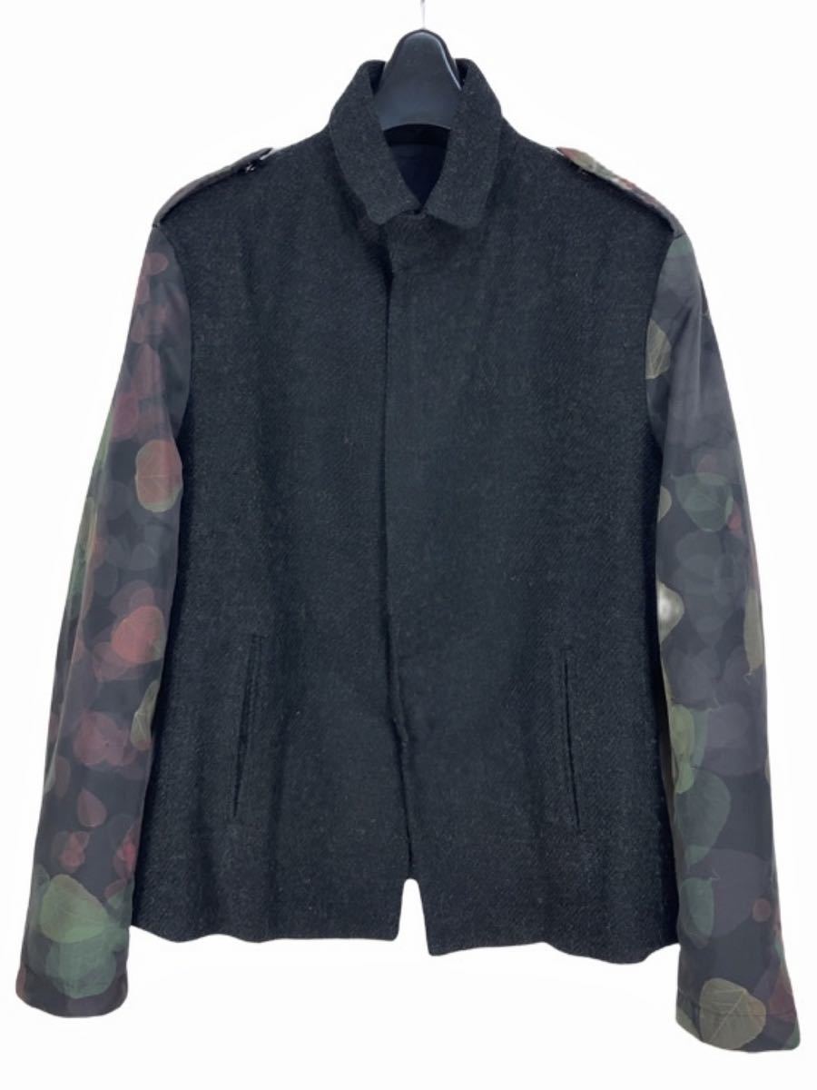 【現品限り一斉値下げ!】 Y's ワイズ 08AW 中綿ダウン切替 リーフ柄 ジャケット その他 【現品限り一斉値下げ!】 Y's ワイズ 08AW 中綿ダウン切替 リーフ柄 ジャケット その他