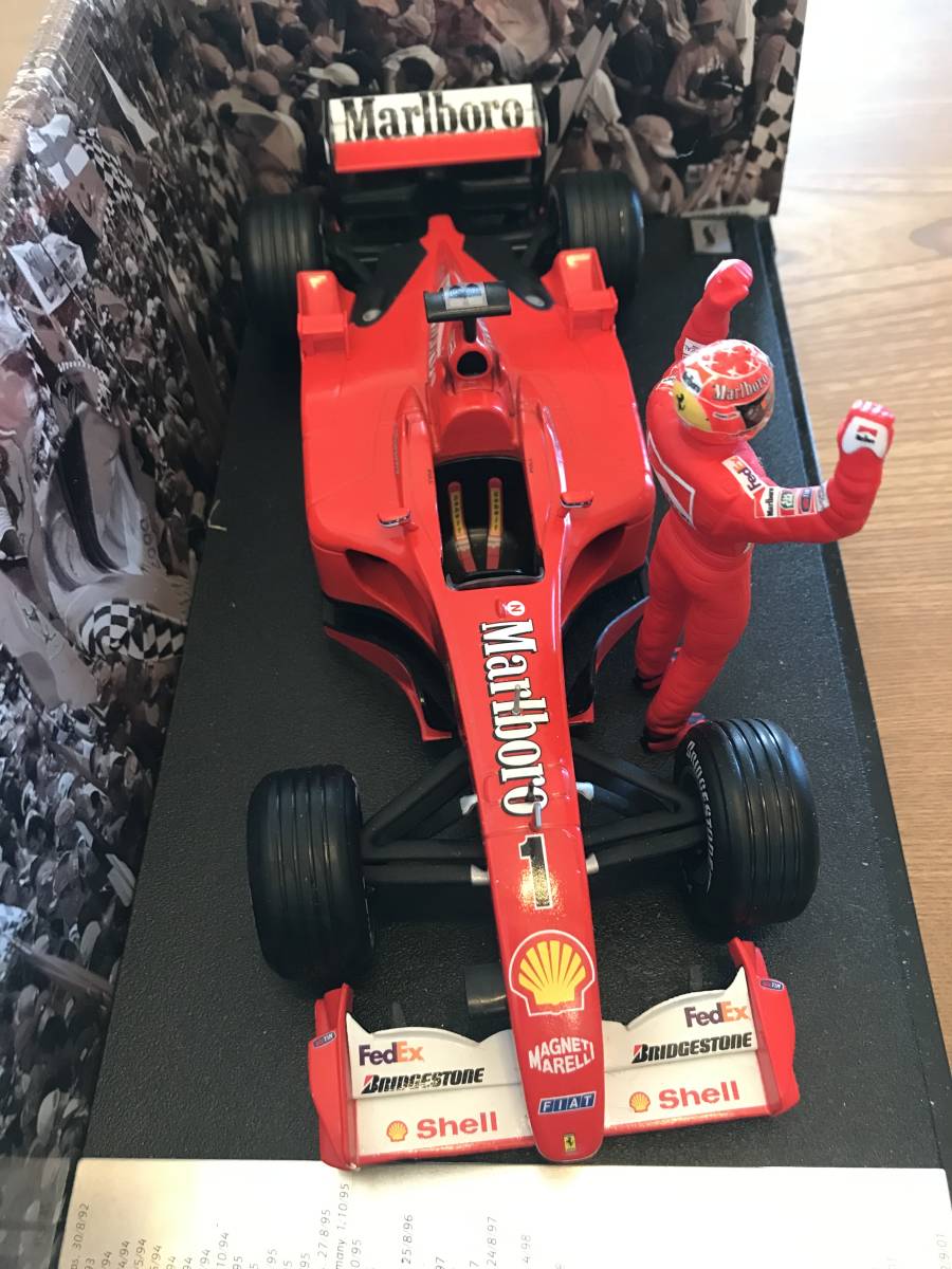 1/18 HOTWHEELS 【タバコ】 フェラーリ F2001 #1 M.シューマッハ