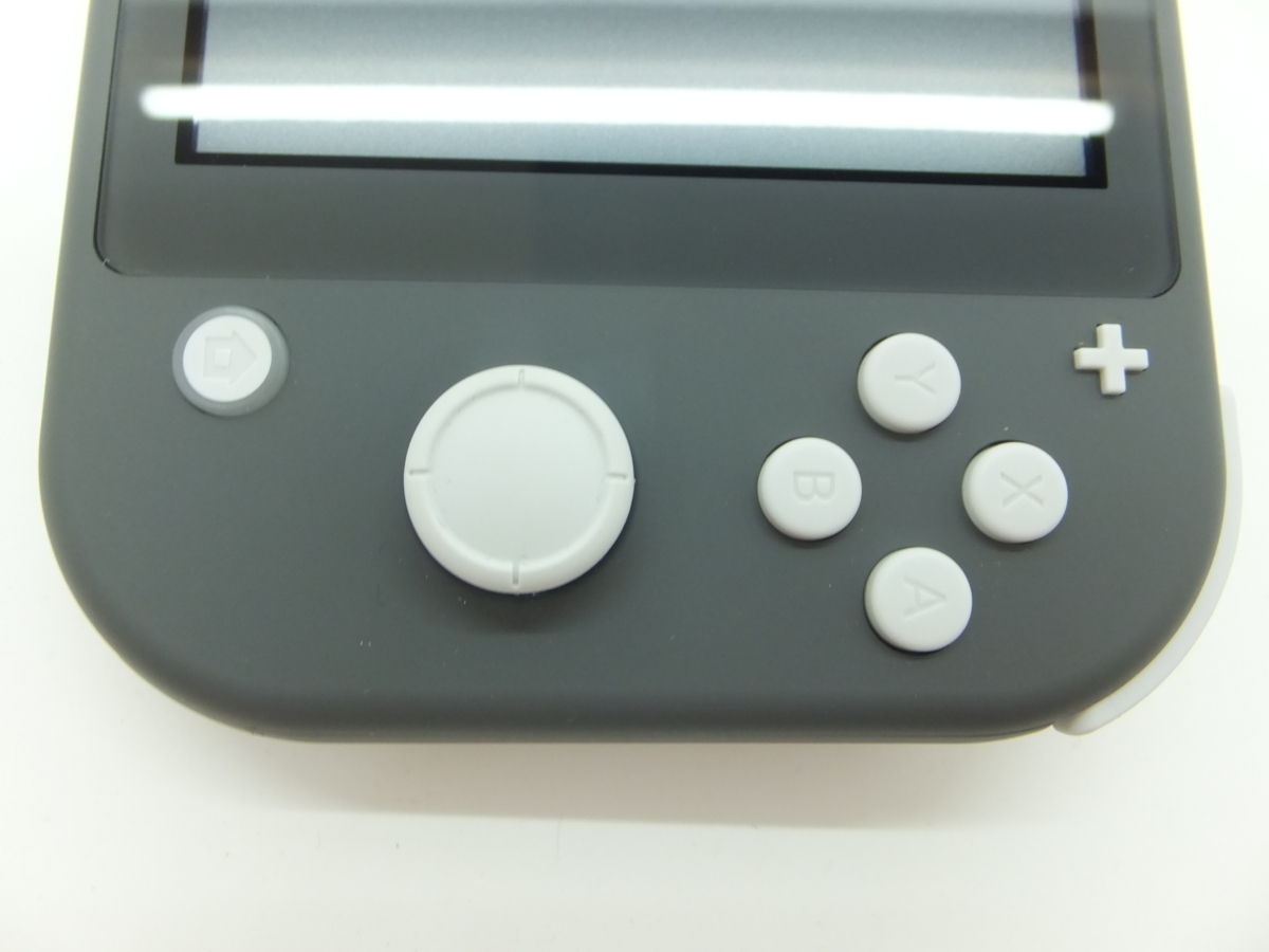 25SA●#1 Nintendo Switch Lite 本体 グレー Ver.13.2.0 ニンテンドースイッチ 任天堂 中古 動作確認済み 初期化済み 液晶焼けあり_画像8