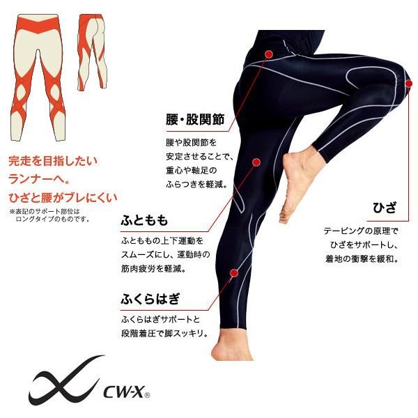 新品 最新モデル CW-X レディース ワコール スタビライクス 2.0ロング