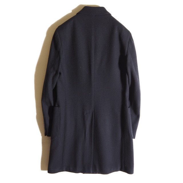 J0580P ▽LARDINI ラルディーニ▽ ウールカルゼ ダブルブレスト コート