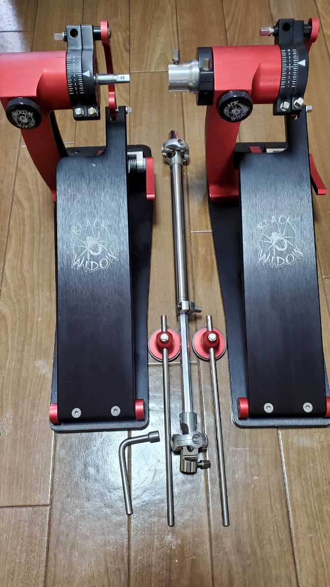 TRICK DRUMS Black widow double TWIN PEDAL THE PRO1-V2 ツインペダル