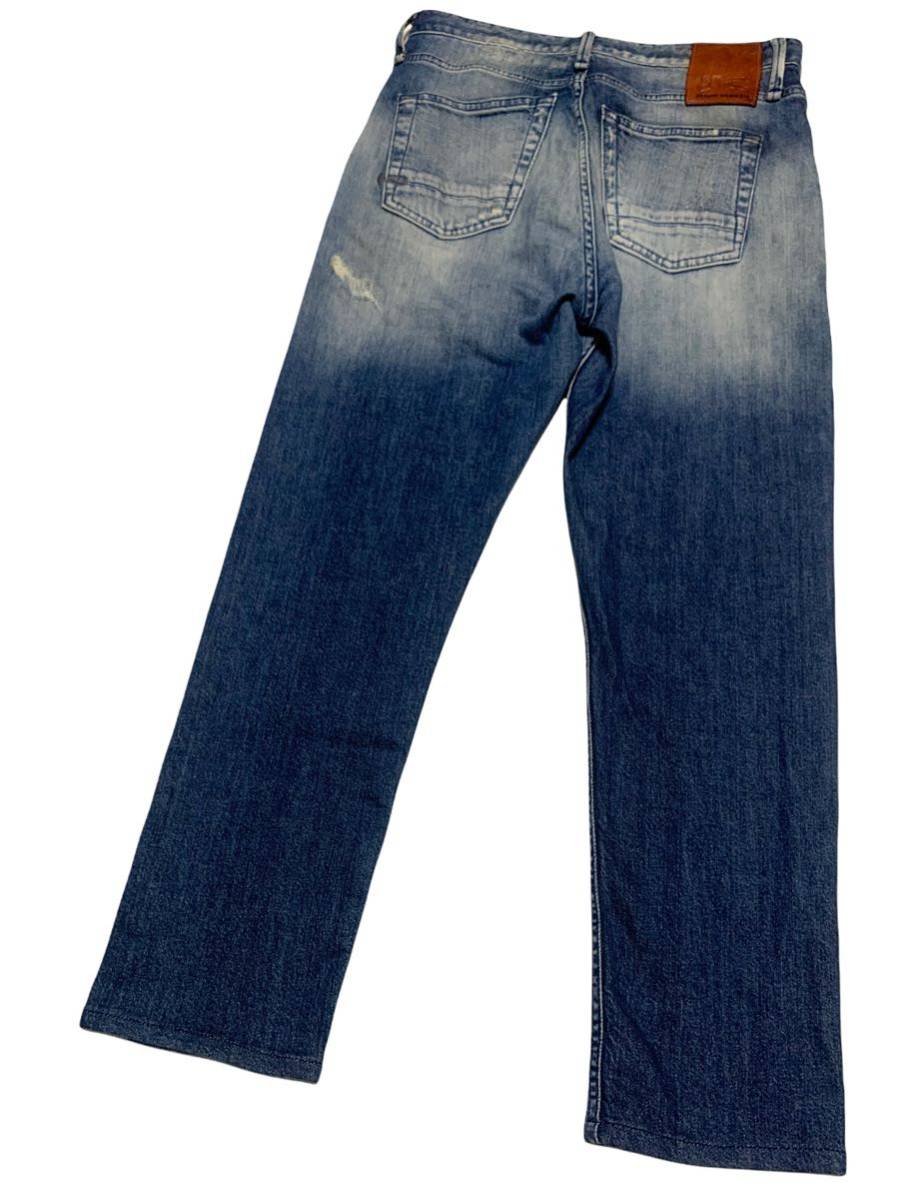 JASON DENHAM デンハム OSAKA DROP CARROT FIT ダメージ加工 リペア