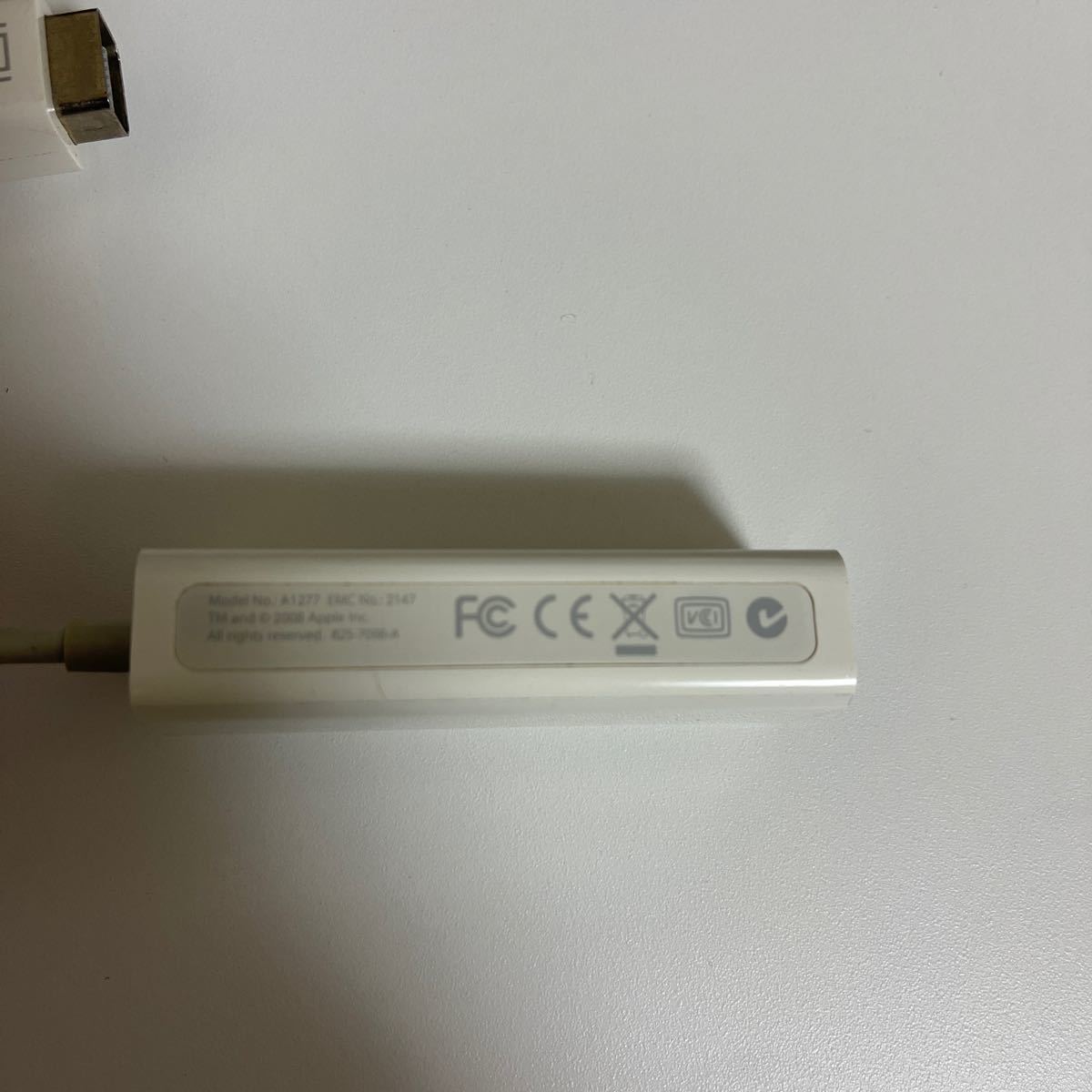 Apple Mini DVI-DVI アダプタ USB Ethernet 変換ケーブルセット 動作未確認