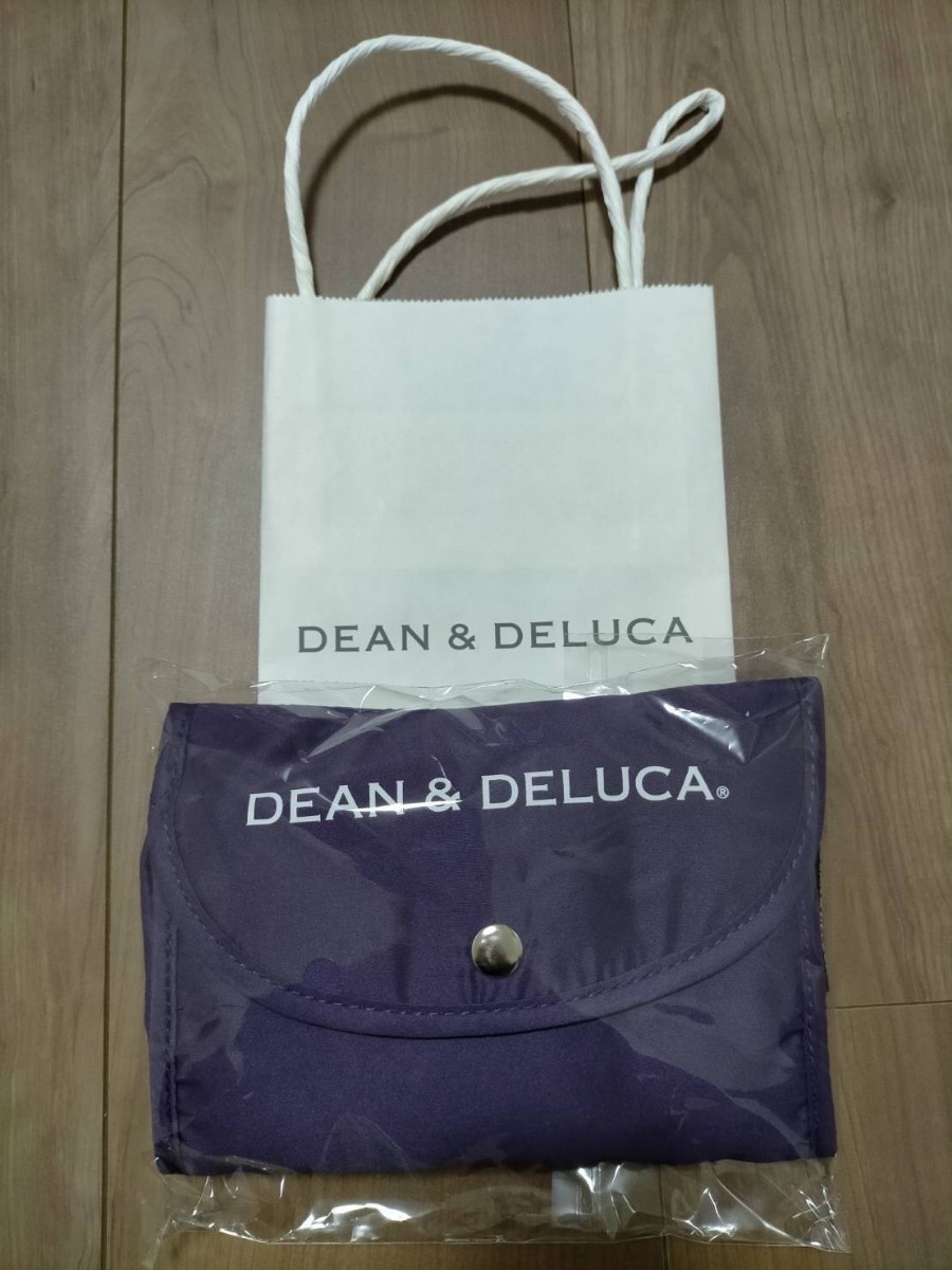 DEAN&DELUCA ディーン&デルーカ　エコバッグ京都限定　紫色　パープル　在庫ラスト1です。