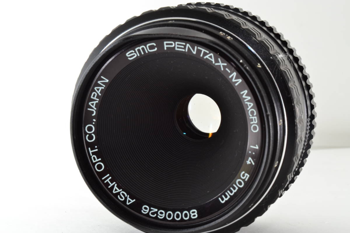 ★実用品★ ペンタックス PENTAX SMC PENTAX-M MACRO 50mm F4 ペンタックスKマウント #4047_画像1