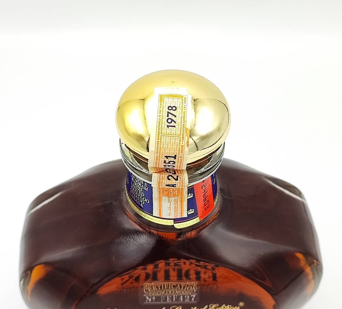 【全国送料無料】Crown Royal LIMITED EDITION 1978 CANADIAN WHISKY CANADIEN 40度 750ml