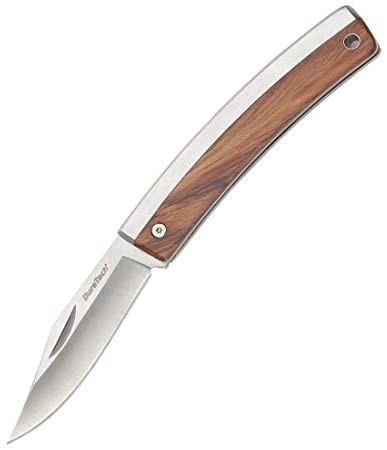 折りたたみナイフ フォールディングナイフ 天然ウッド キャンプ シースナイフ
