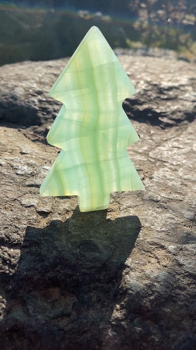 ピスタチオカルサイト ツリー High quality pistachio calcite