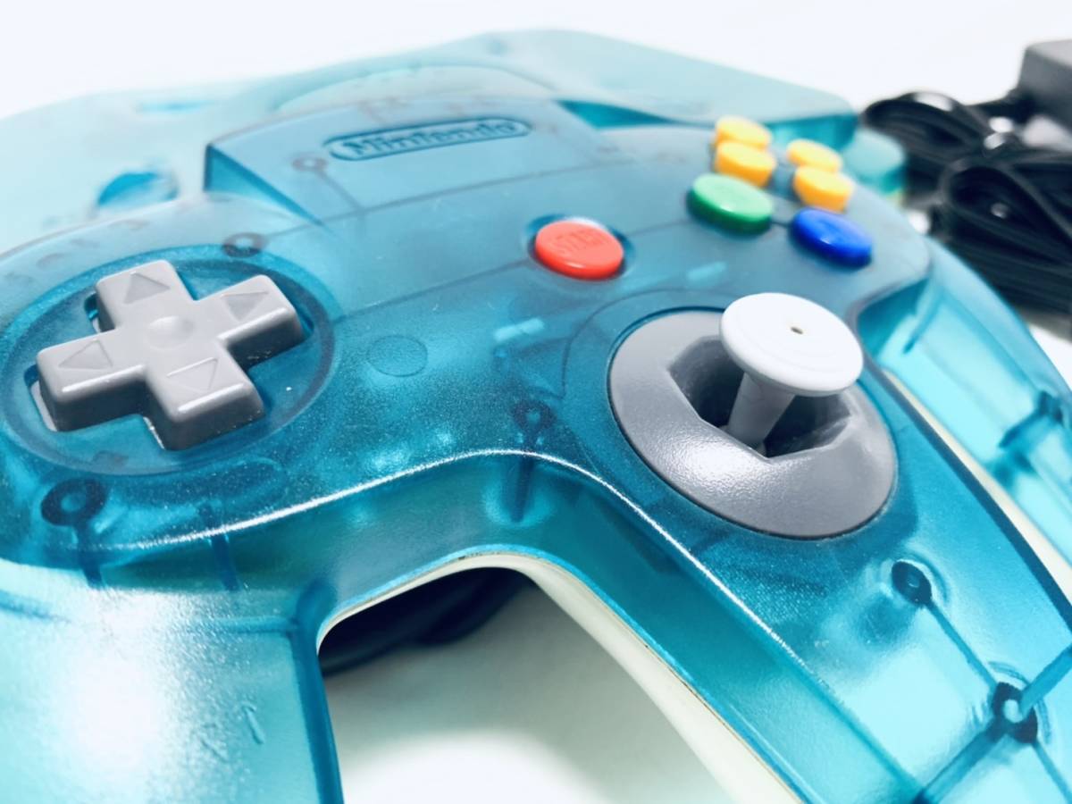 任天堂 ニンテンドー64 クリアブルー 拡張パック付き 動作品 一式