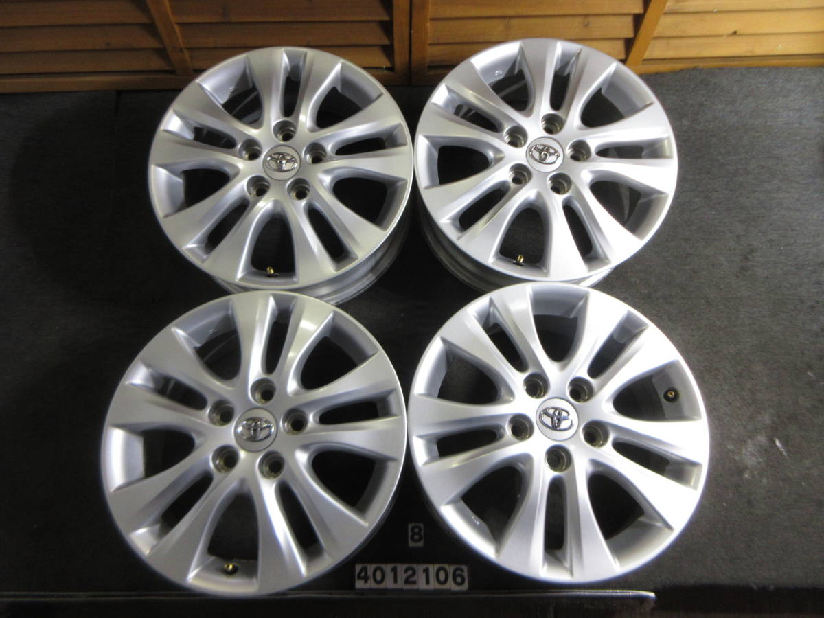 Y4507 ②☆トヨタ 70系ノア ヴォクシー後期純正4本セット☆16インチ