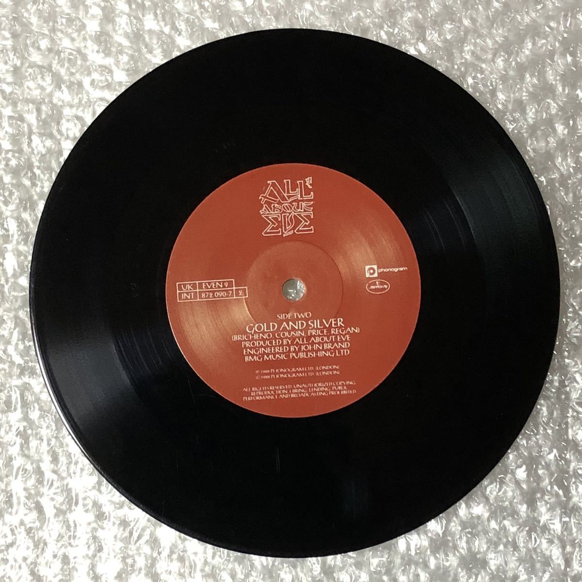 All About Eve / What Kind of Fool UK Orig 7' Single _画像6