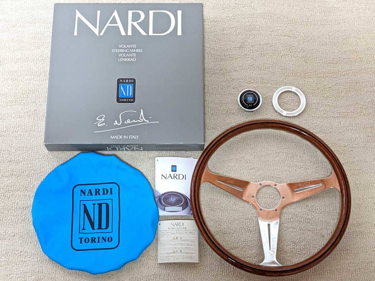 NARDI classic ナルディ クラシック N140 ウッドポリッシュスポーク ステアリング ハンドル 径380mm 
