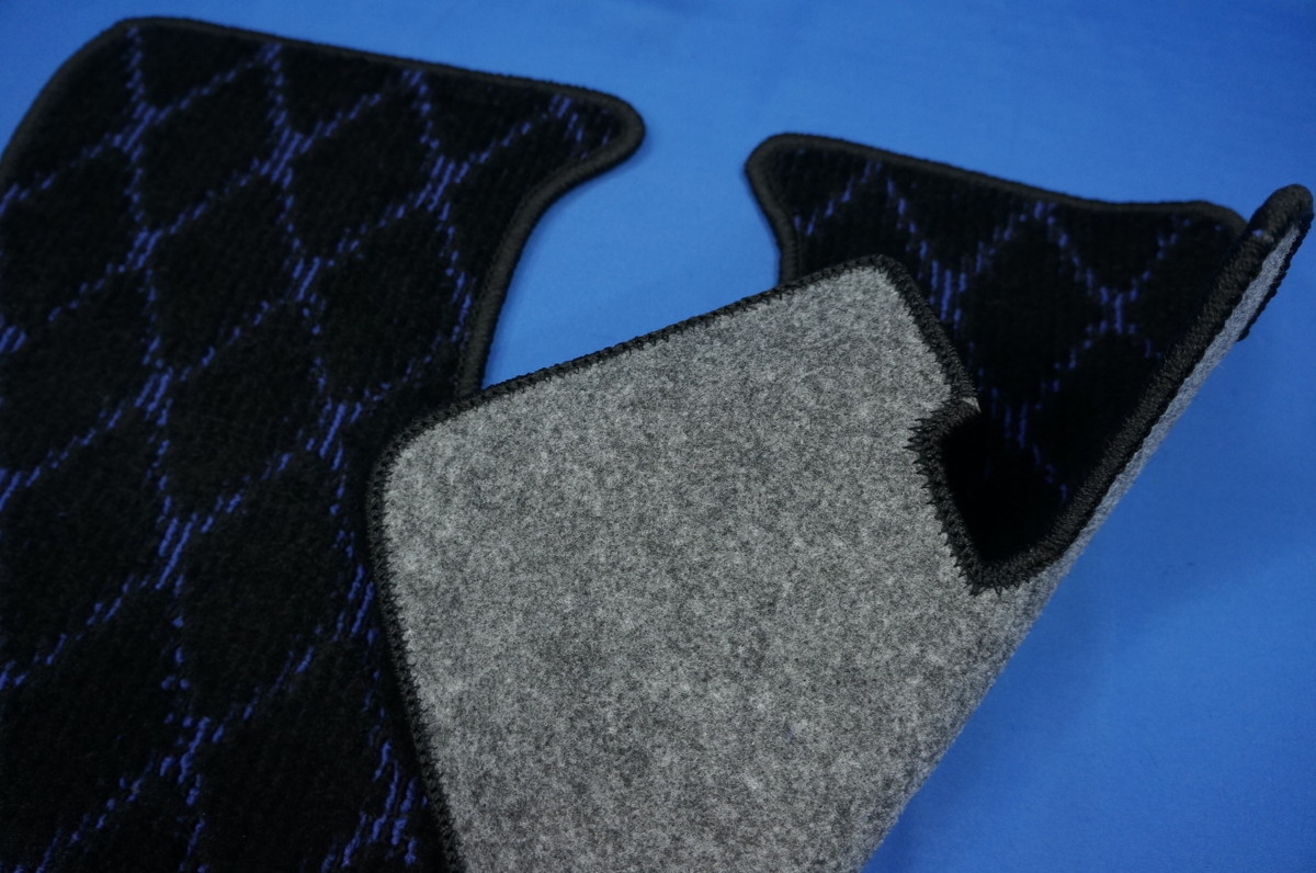  Dutro for diamond pattern floor mat driver`s seat black / blue 