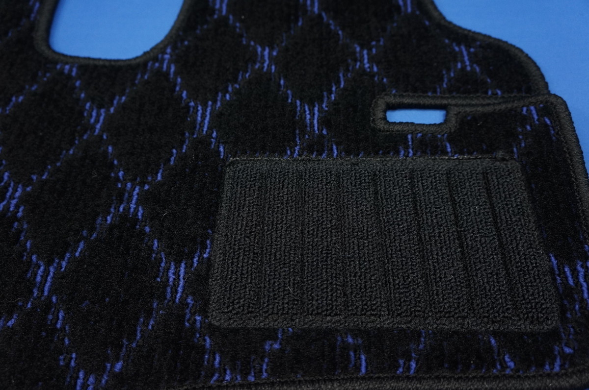 Dutro for diamond pattern floor mat driver`s seat black / blue 