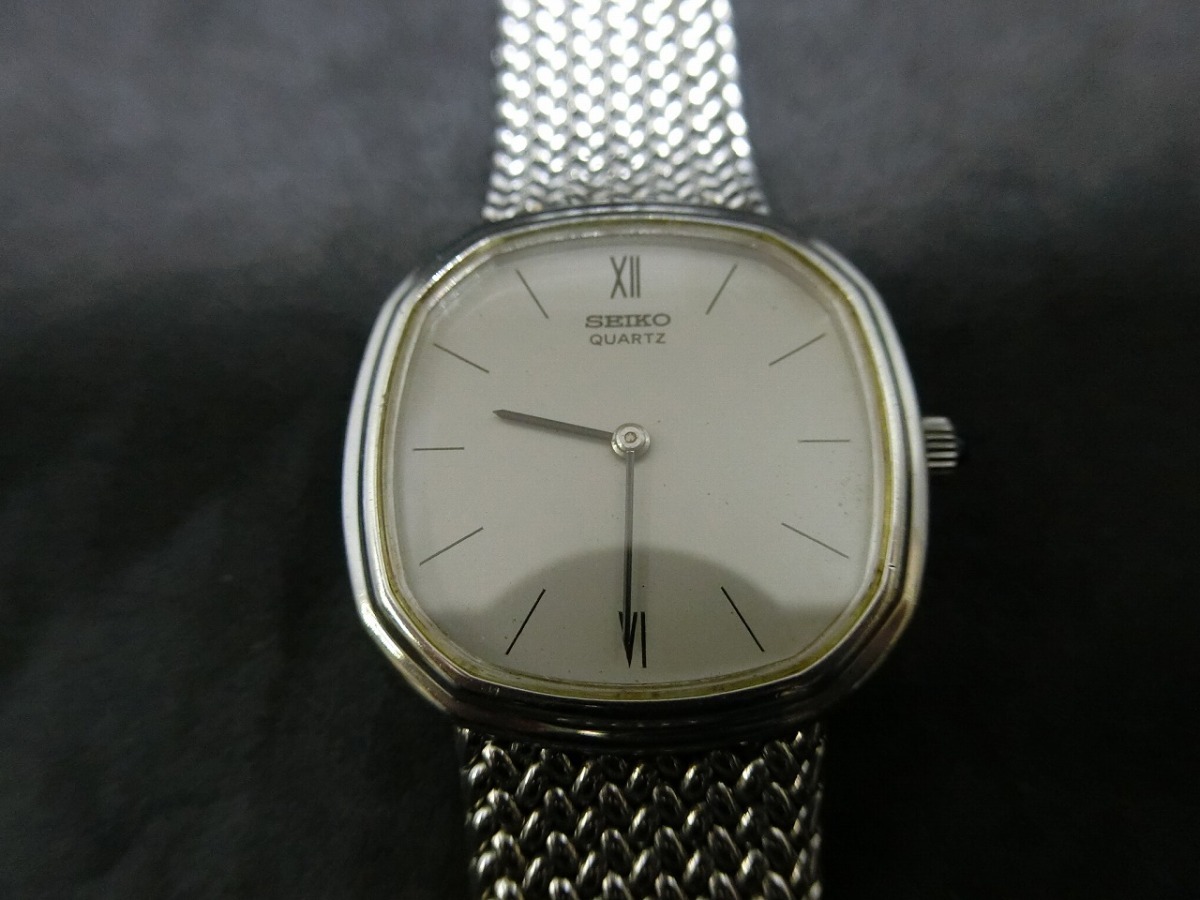 ジェンタデザイン セイコー SEIKO クレドール アシエ CREDOR Acier クォーツ メンズ ウォッチ 腕時計 型式: 87-0761 78-5191 管理No.19230