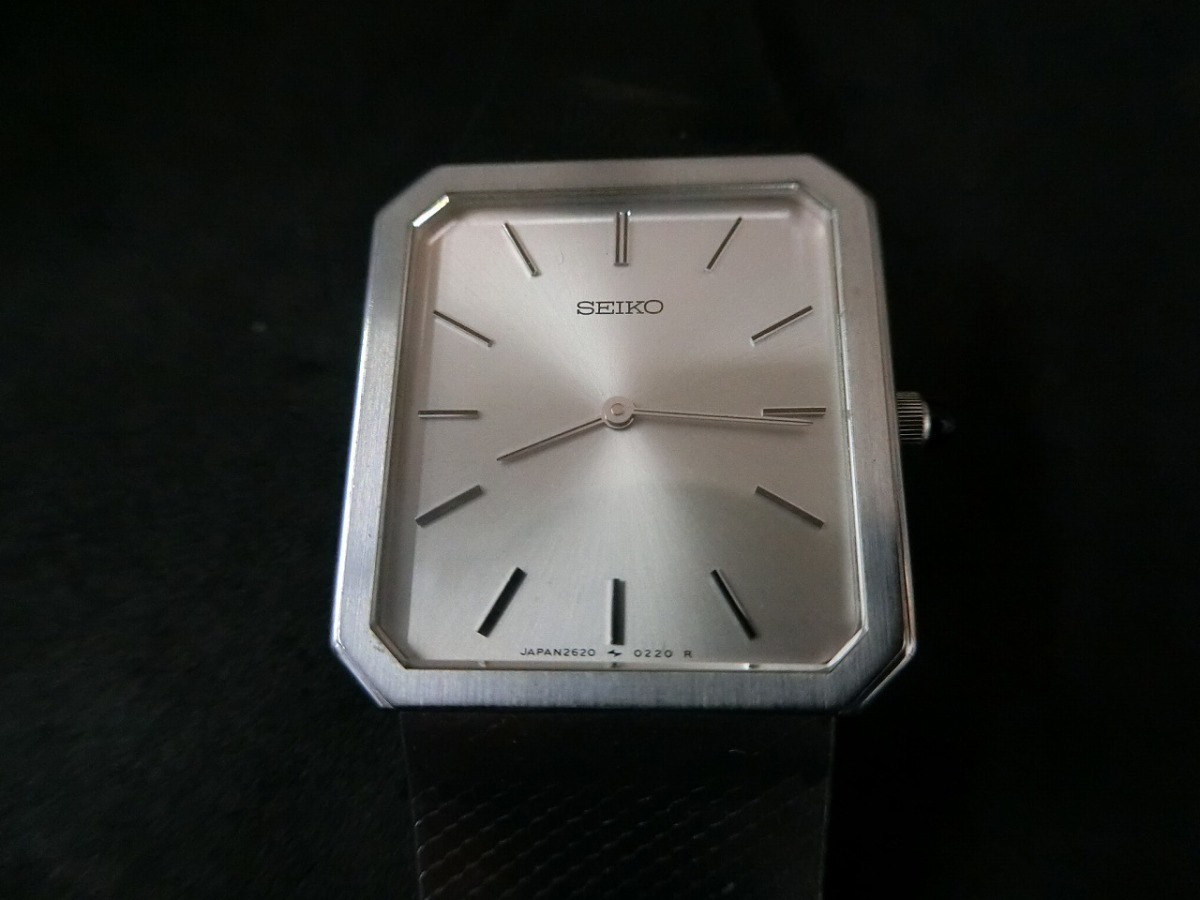 ジェンタデザイン セイコー SEIKO クレドール アシエ CREDOR Acier クォーツ メンズ ウォッチ 腕時計 型式: 2620-5070 管理No.19249_画像1