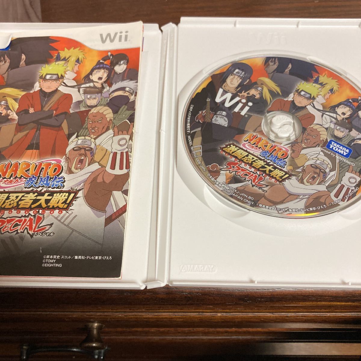 【Wii】 NARUTO -ナルト- 疾風伝 激闘忍者大戦！SPECIAL 比較的美品