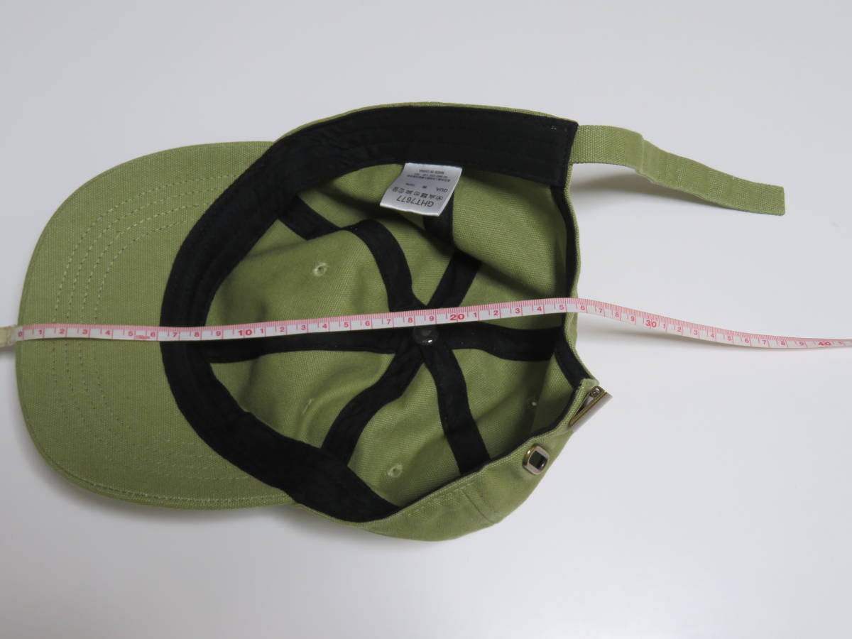 【送料無料】モスグリーン系色 GHT7677 綿100％ シンプルデザイン メンズ レディース スポーツキャップ ハット 帽子 1個の画像9