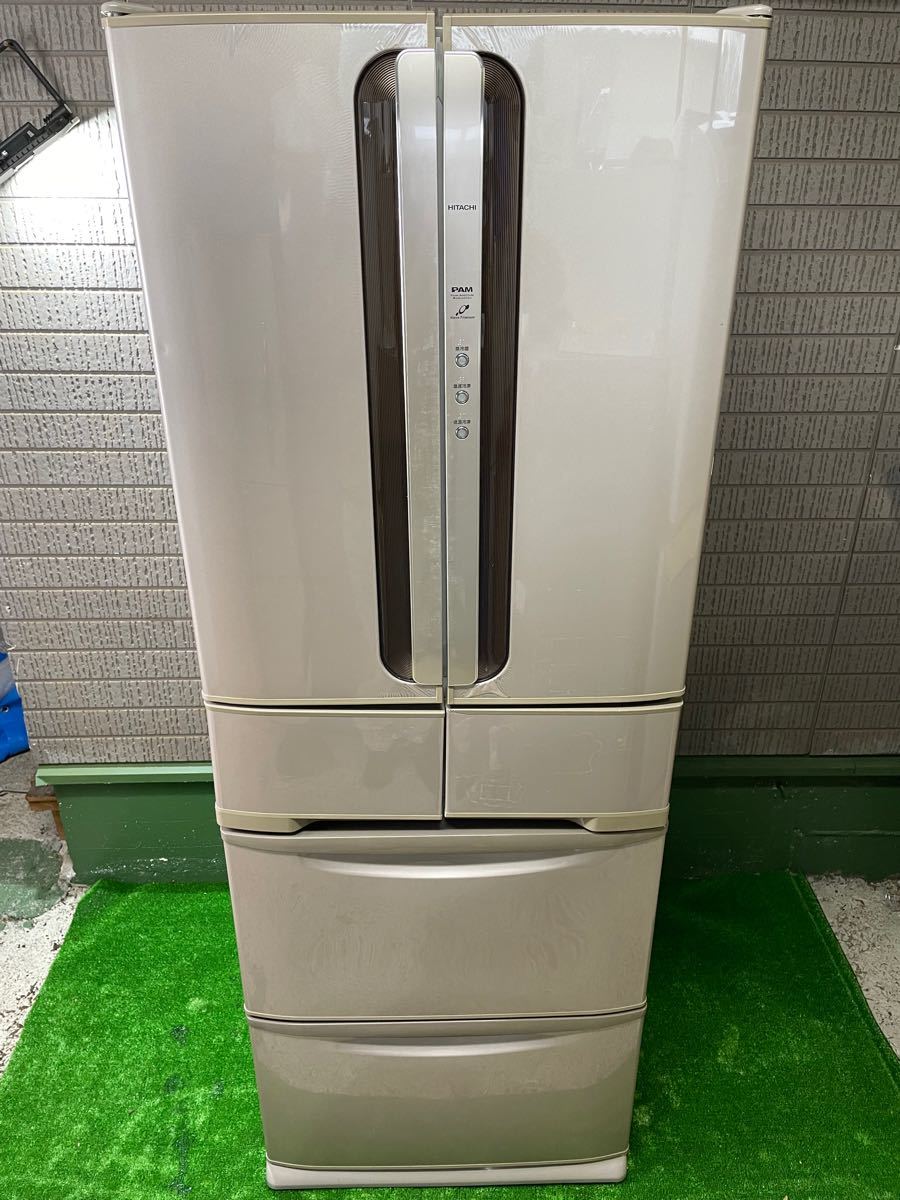 HITACHI 480L 観音開き冷蔵庫 R-SF48WM【地域限定配送無料 HITACHI 480L 観音開き冷蔵庫 R-SF48WM【地域限定配送無料
