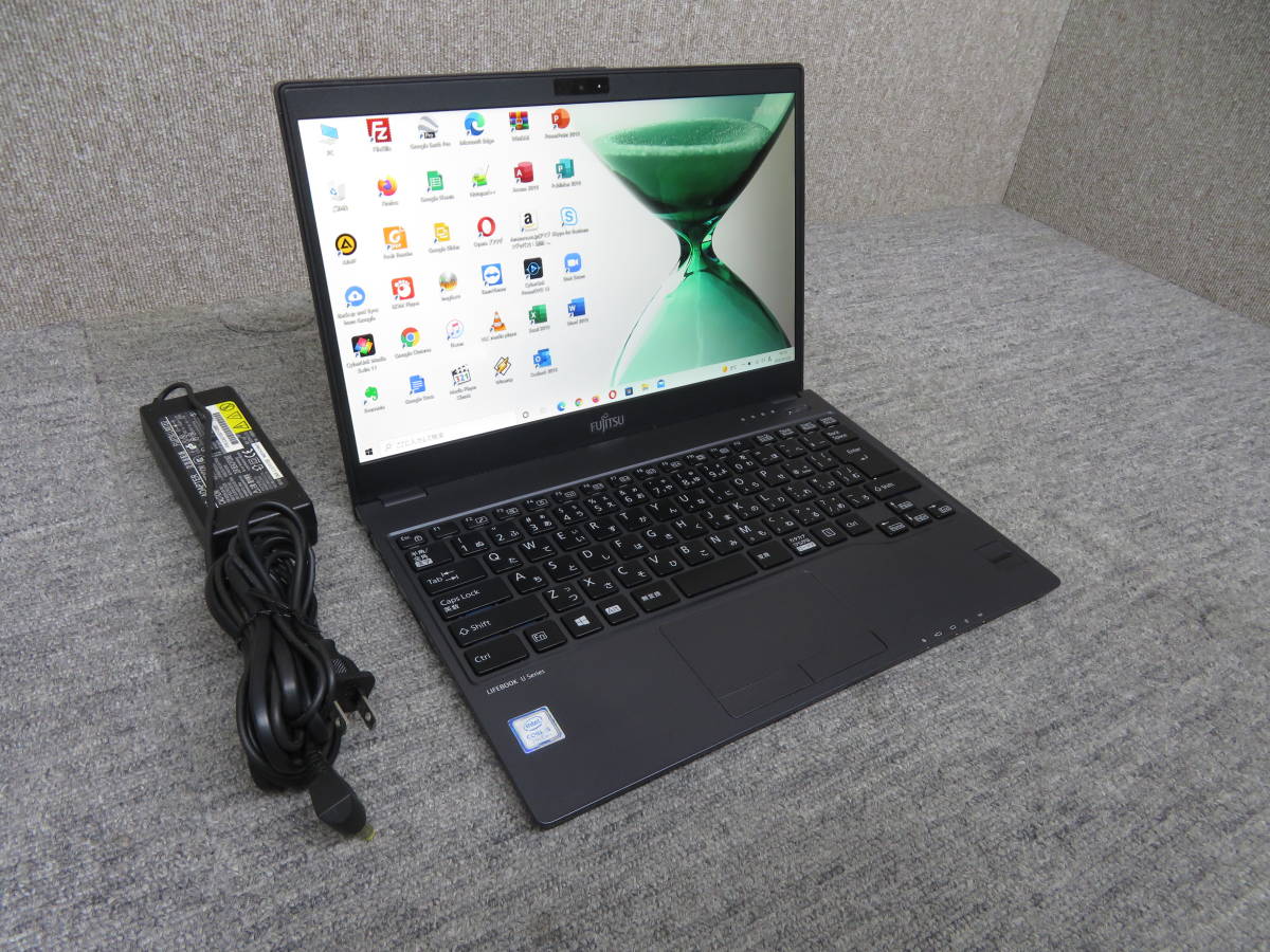 良品 FUJITSU U938/S 超軽量799g◇秒速起動Core i5 第7世代 / 8GB