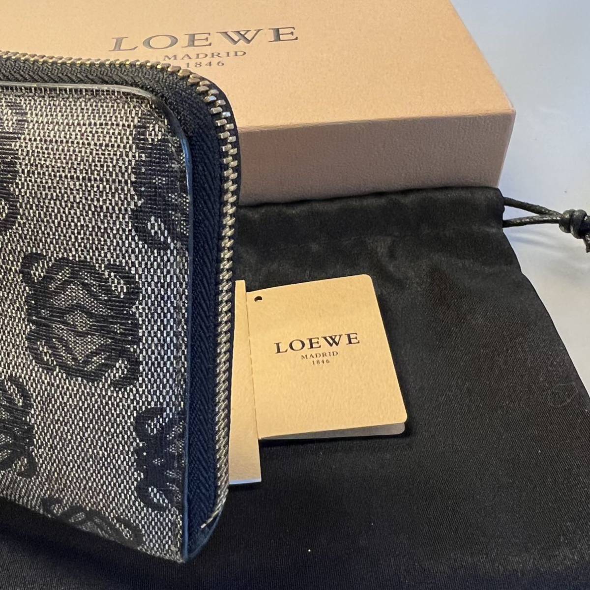 に近い ロエベ LOEWE 財布 長財布 アナグラム ラウンドファスナー(財布 ...